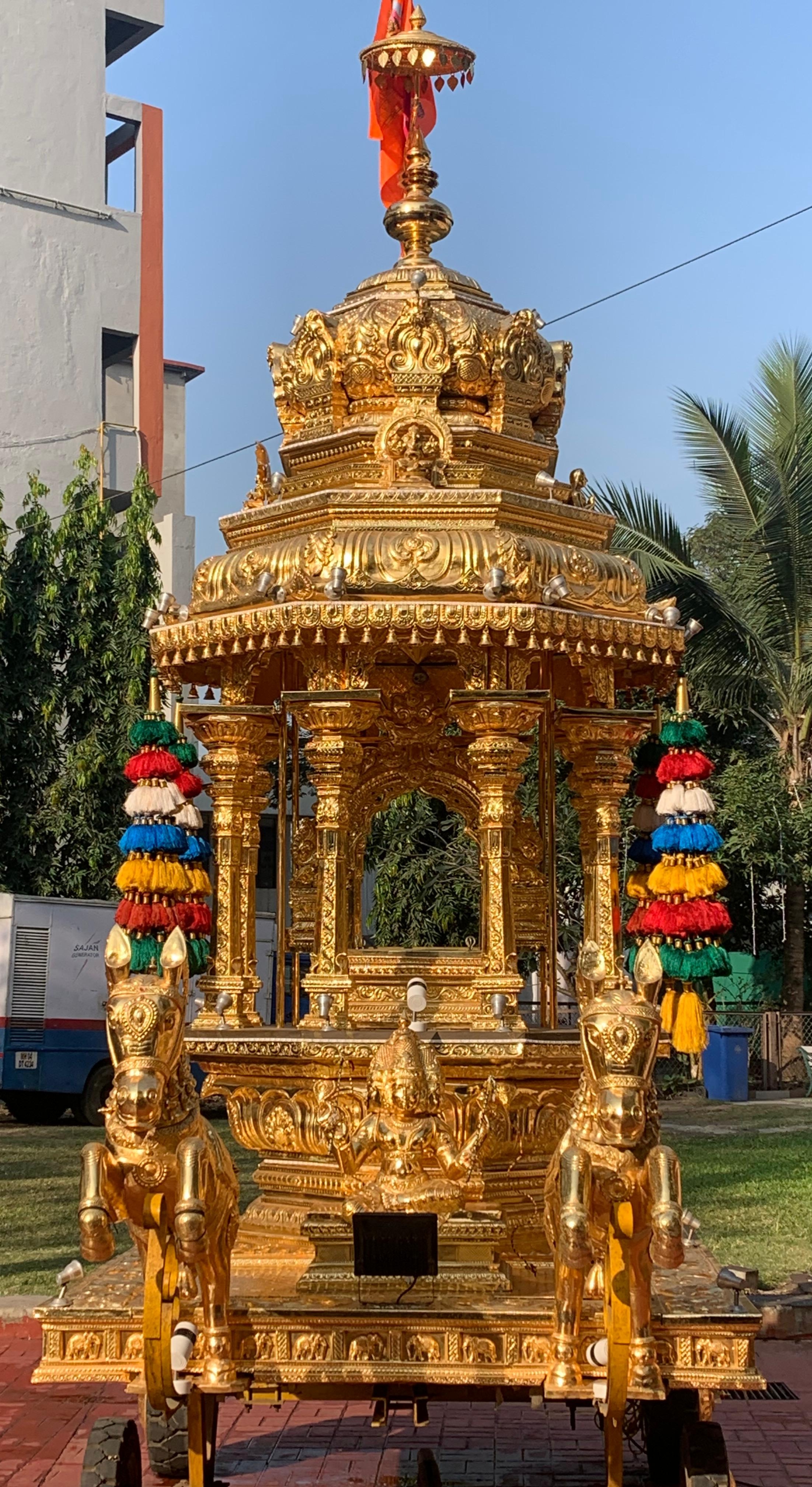 Sri Bhakta Aanjaneya Temple Golden Chariot